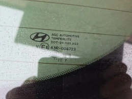 Стекло крышки багажника hyundai tucson tl 2015-2021 задн. 