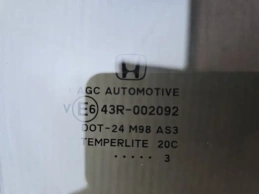 Стекло двери honda crv 4 rm 2012-2018 задн. прав.